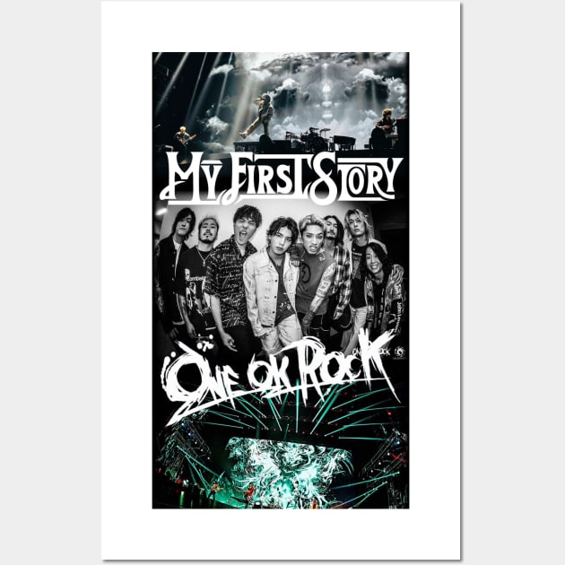 One Ok Rock & My First Story Wall Art by Neon Moonlight